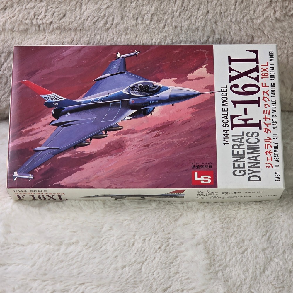 LS 1144‎ Scale General Dynamics F16XL Plastic Model Kit 1054 New Sealed Parts